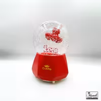 گوی موزیکال پمپی چراغ دار love عاشقانه 140307121