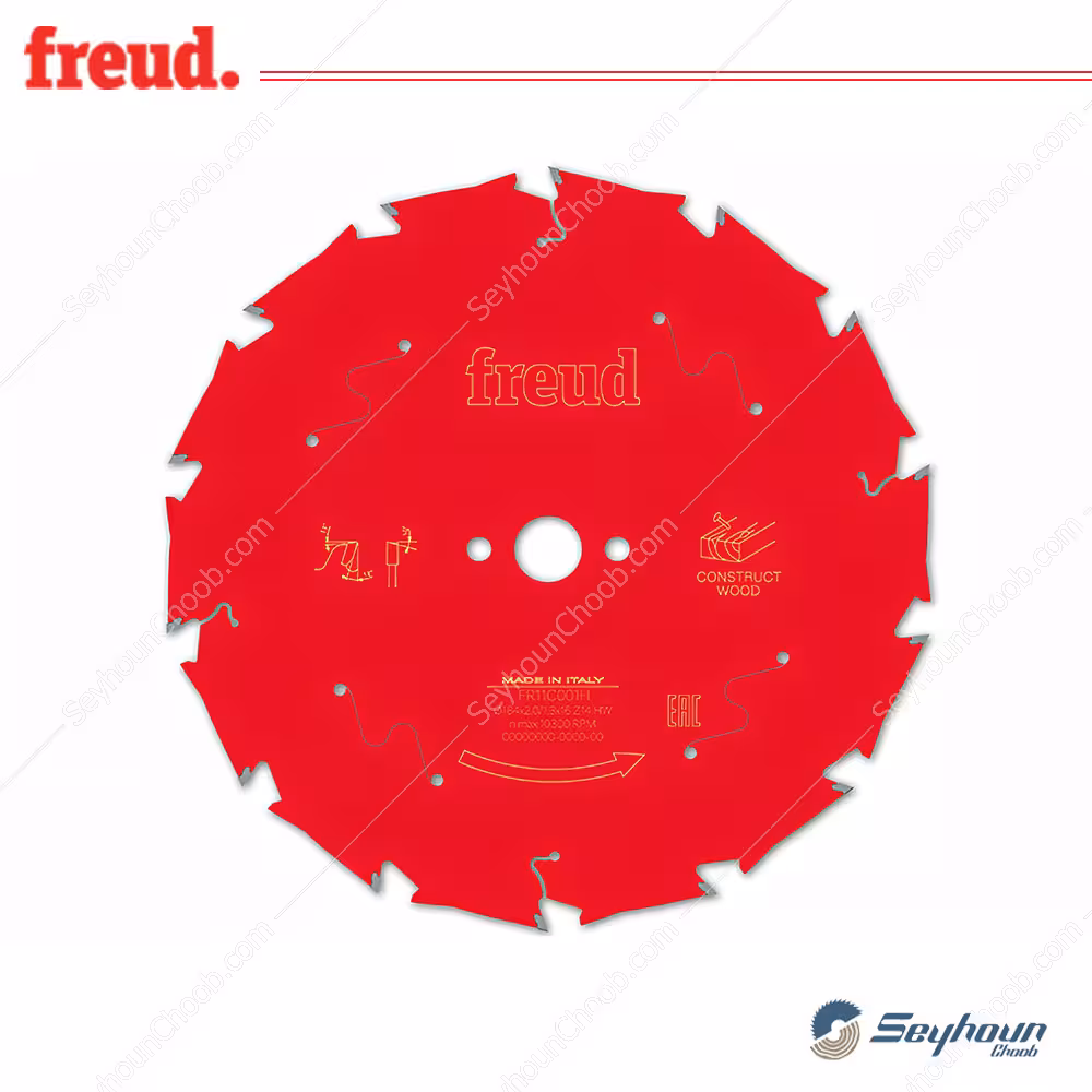 تیغ اره الماسه چوب بر قطر 18.4 سانتی متر (مخصوص گردبر دیوالت) 14دندانه فرود مدل FR11C001H