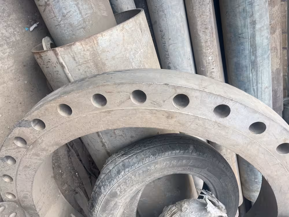 فلنج گلودار 36 اینچ استنلس استیل ریس فیس رده 10 کلاس 150  B16.5 از جنس  MSS A SA182/F321