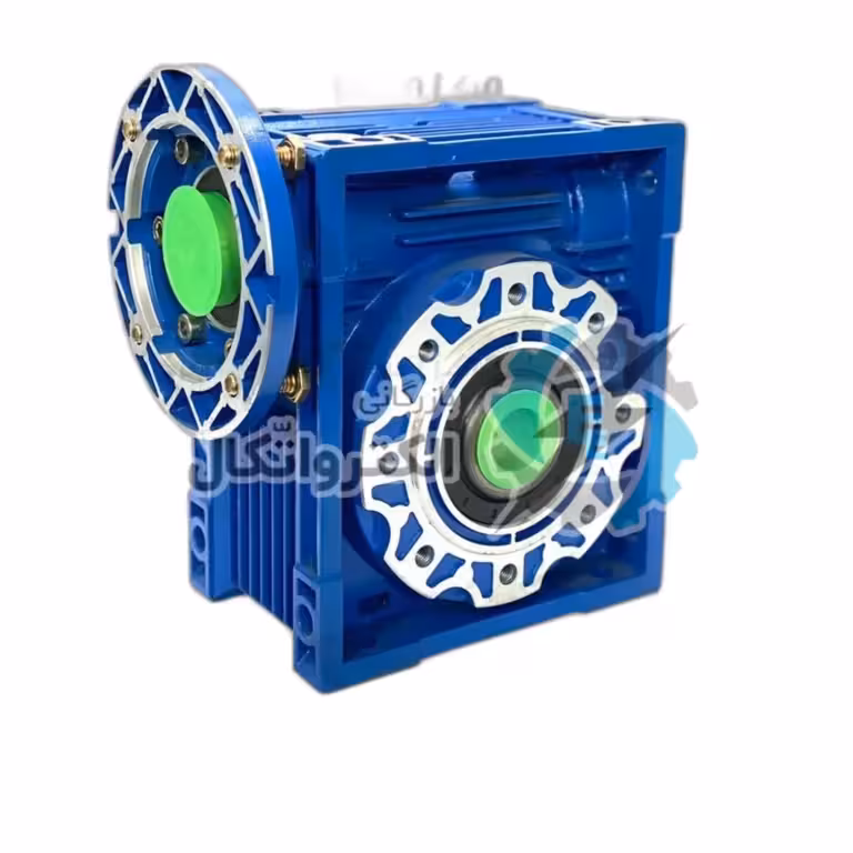 گیربکس حلزونی مکعبی 40 نسبت 1:7.5 چینی برای الکتروموتور 0.37 کیلووات