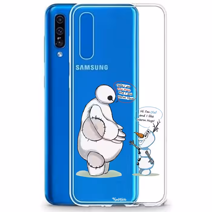 کاور طرح Olaf &amp; Baymax مناسب برای گوشی موبایل سامسونگ Galaxy A50 