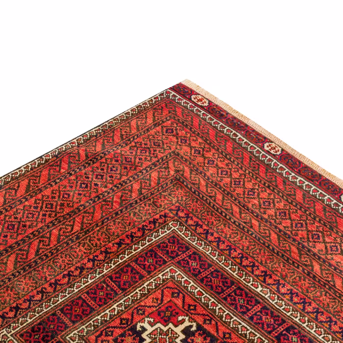 فرش دستبافت دو و نیم متری مدل نقشه بلوچ  کد 34.2835