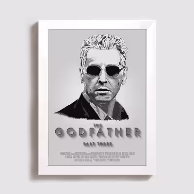 تابلو مدل god father trilogy W487 مجموعه 3 عددی