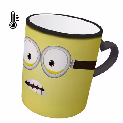 ماگ حرارتی مدل دسته قلبی طرح مینیون کد 43