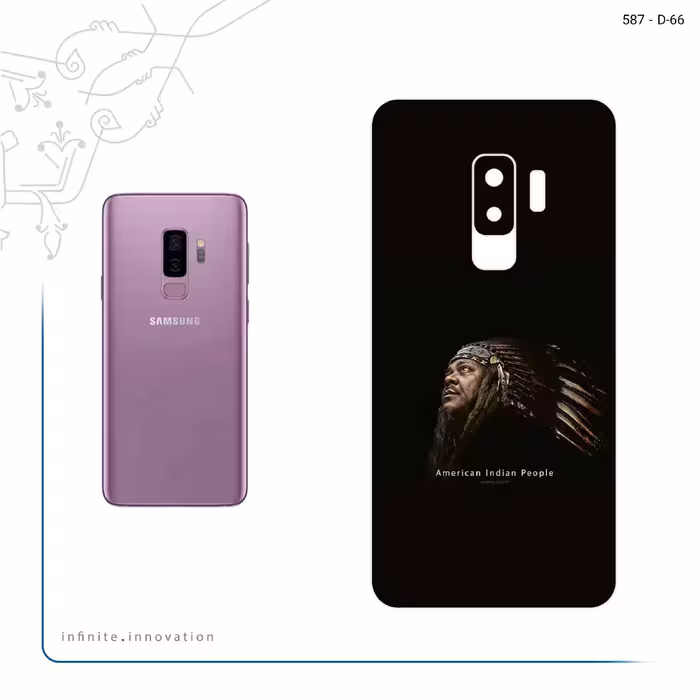 برچسب پوششی ماهوت مدل Portrait of an Indian Man مناسب برای گوشی موبایل سامسونگ Galaxy S9 Plus