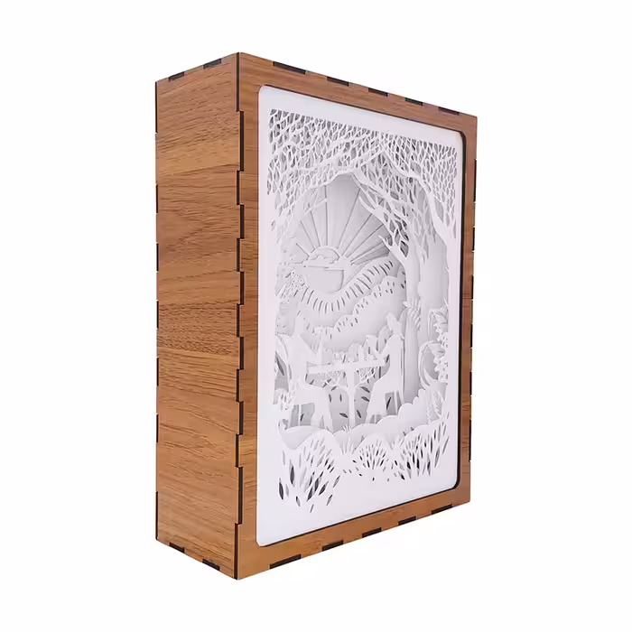 چراغ خواب مدل سه بعدی طرح کافه کد SD4007