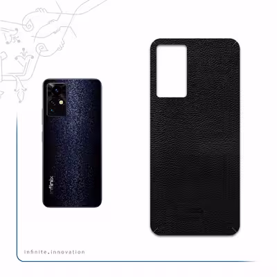 برچسب پوششی ماهوت مدل Black-Leather مناسب برای گوشی موبایل اینفینیکس Zero X