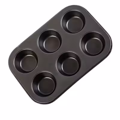 قالب کیک مدل مافین 6 خانه کد km6