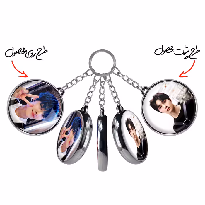 جاکلیدی خندالو طرح آی ان گروه استری کیدز Stary Kids مدل دوطرفه کد 1689416891