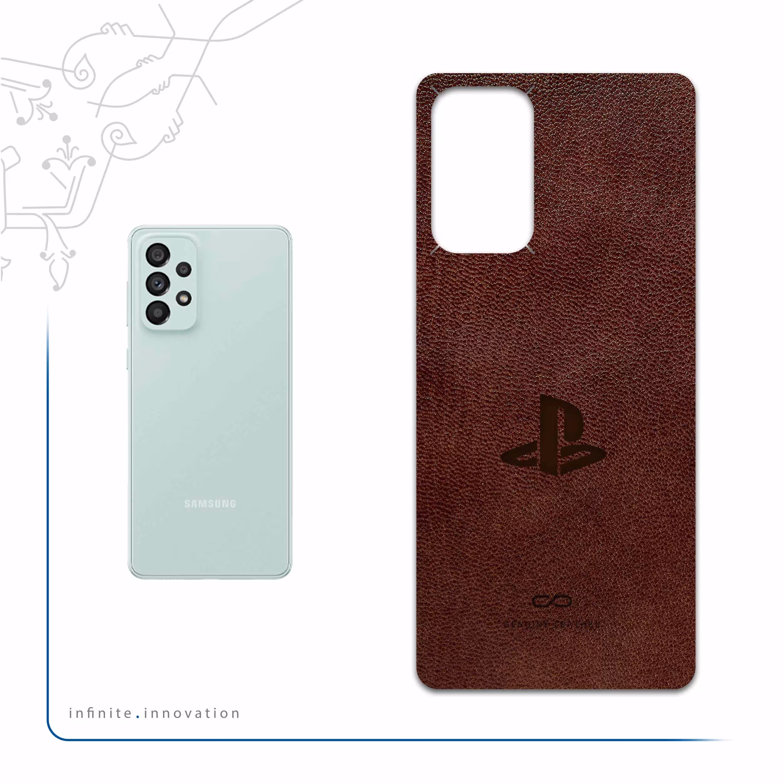 برچسب پوششی ماهوت مدل NL-PS مناسب برای گوشی موبایل سامسونگ Galaxy A73 5G