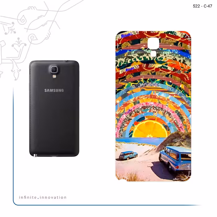 برچسب پوششی ماهوت مدل Collage of Orange Sky مناسب برای گوشی موبایل سامسونگ Galaxy Note 3 Neo