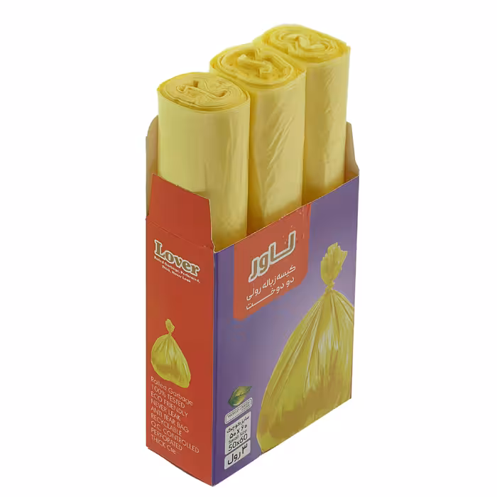  کیسه زباله لاور  مدل 0004 جعبه ایی بسته 54 عددی