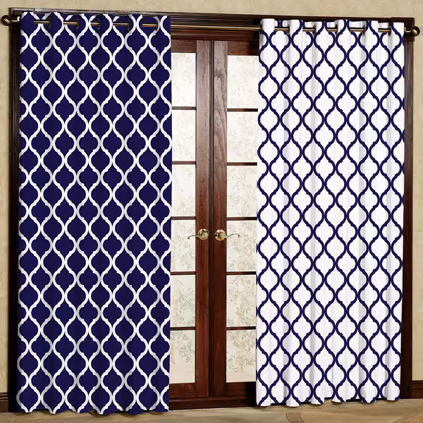 پرده مدل مخمل پانچی کد 7376 سایز 280x140 سانتی متر