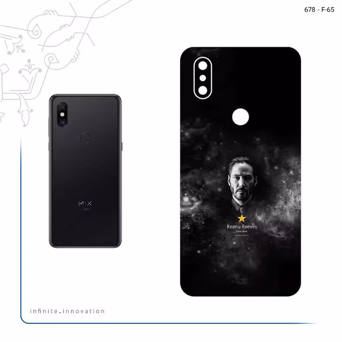 برچسب پوششی ماهوت مدل Keanu Reeves مناسب برای گوشی موبایل شیائومی Mi Mix 3