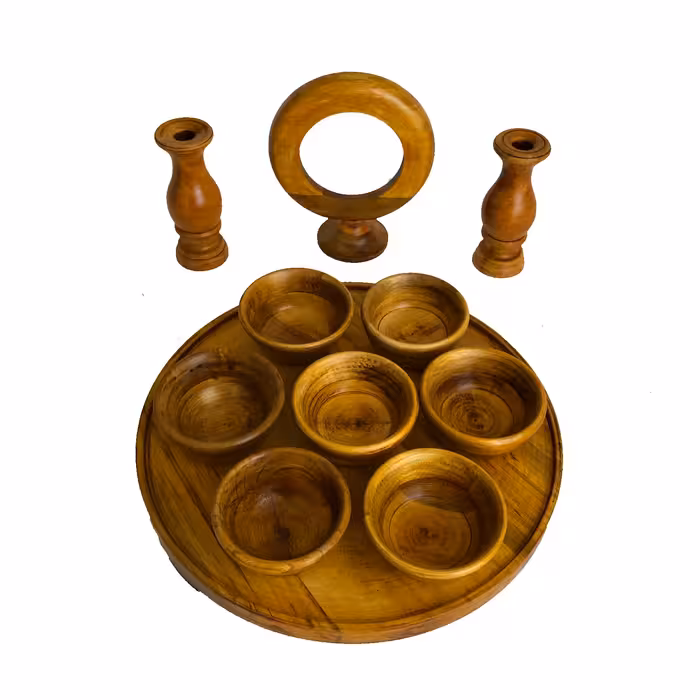 مجموعه ظروف هفت سین 11 پارچه کد H2