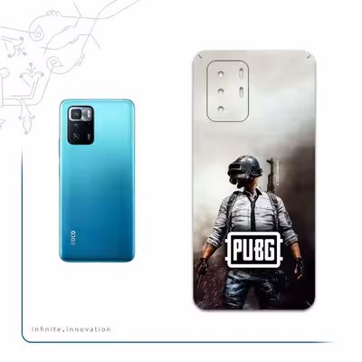 برچسب پوششی ماهوت مدل Pubg-Game مناسب برای گوشی موبایل شیائومی Redmi Note 10 Pro China