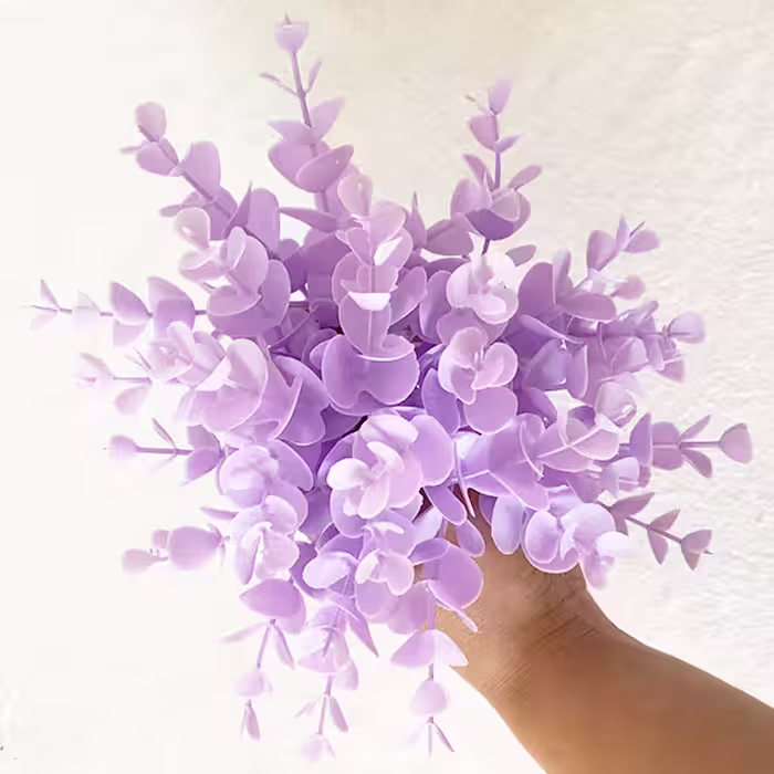 گل مصنوعی مدل برگ شمشاد کد 686 بسته 10 عددی 