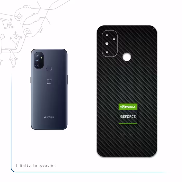 برچسب پوششی ماهوت مدل Nvidia-Brand مناسب برای گوشی موبایل وان پلاس Nord N100