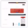 برچسب پوششی ماهوت مدل Red-Flower مناسب برای تبلت مایکروسافت Surface Pro 2 2013