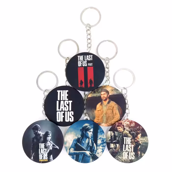 جاکلیدی خندالو مدل The Last Of Us کد 324A مجموعه 6 عددی