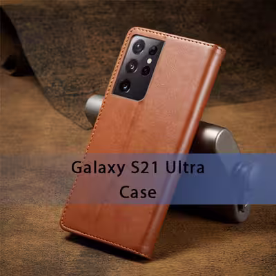 کیف کلاسوری مدل چرمی کد CL-01 مناسب برای گوشی موبایل سامسونگ Galaxy S21 Ultra