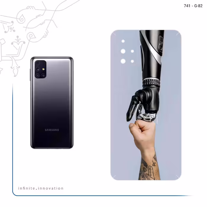 برچسب پوششی ماهوت مدل Robotics مناسب برای گوشی موبایل سامسونگ Galaxy M31S