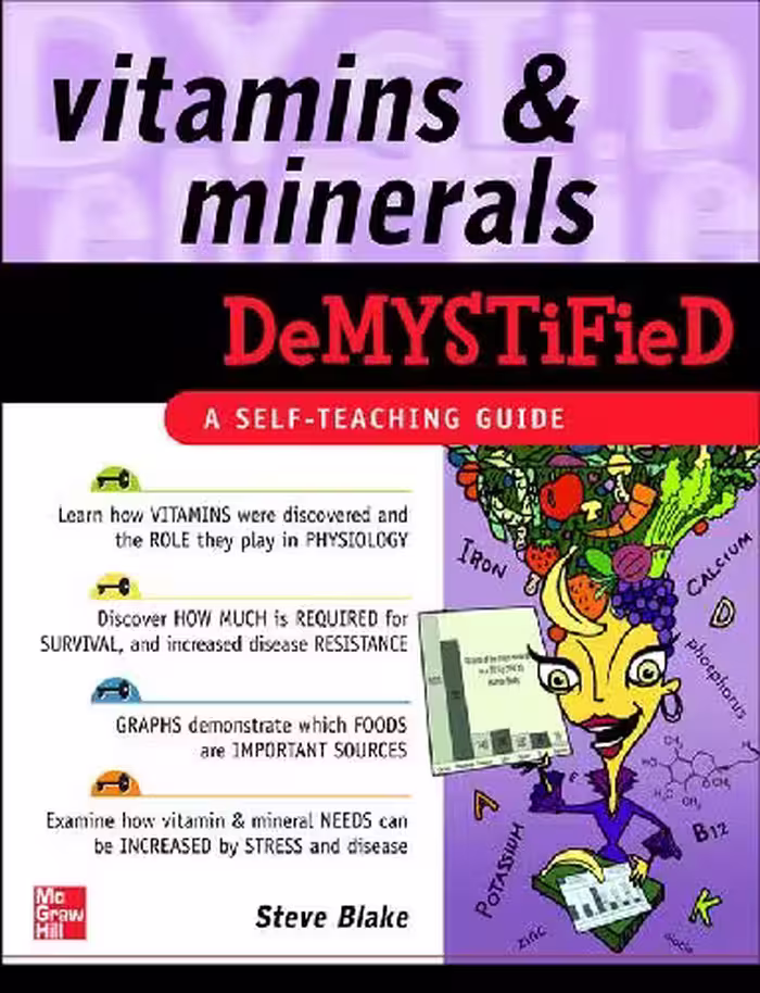 خرید و دانلود نسخه کامل کتاب Vitamins and Minerals Demystified [nutrition]