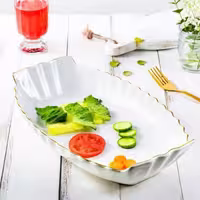 مرغ خوری انگشتی سرامیک بزرگ آماتیس لب طلا کد 734 ارسال رایگان