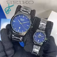 خرید ست ساعت كلاسيك زنانه و مردانه سيكو گرند موتور ژاپن کیفیت عالی رنگ ثابت کد 2116708 - ردگل