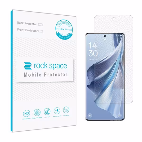 گلس اوپو Reno10 China مدل نانو هیدروژل مات برند راک اسپیس کد S