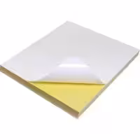 کاغذ پشت چسبدار A4 سفیدبراق