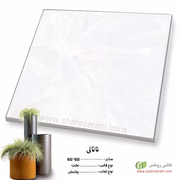 سرامیک پرسلان پولیش ناتالی 60*60 کاشی روناس
