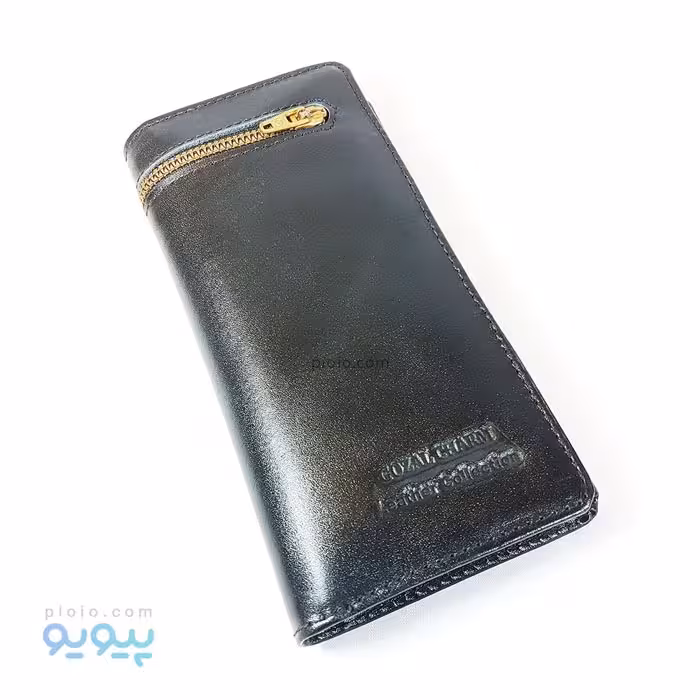 کیف پول کتی چرم گاوی رو زیپ کد 407