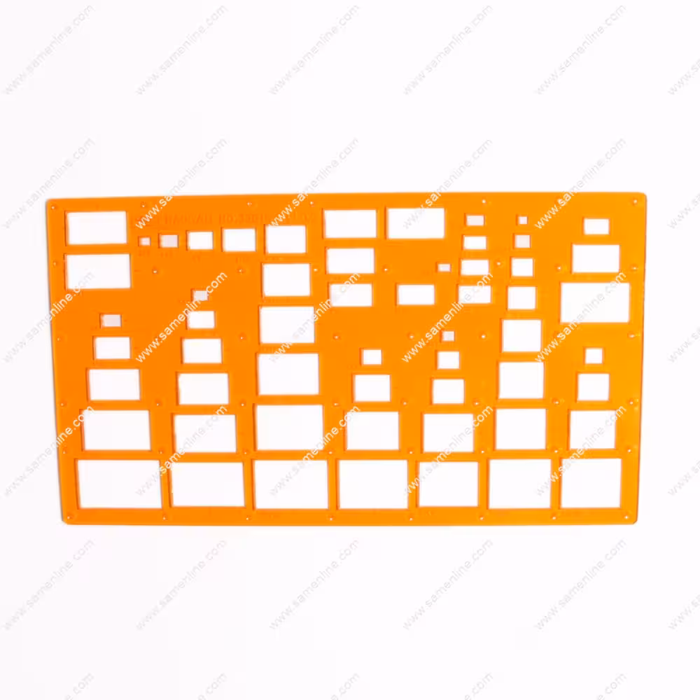 شابلون مستطیل پارس رسام