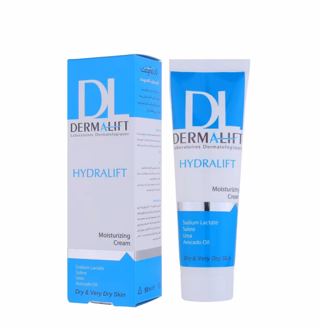 کرم مرطوب کننده پوست های خشک و خیلی خشک درمالیفت 50ml