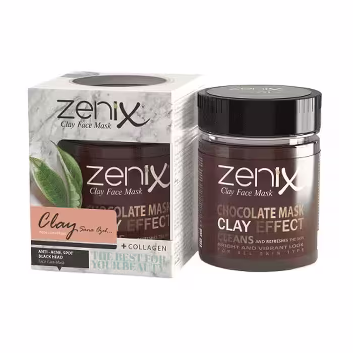 مشخصات، خرید و قیمت ماسک ضد جوش و کلاژن زنیکس Zenix رایحه شکلات حجم 190 گرم ⭐️ ویان مارکت