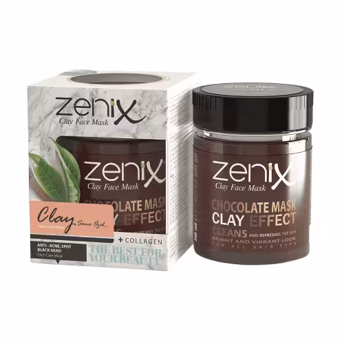 مشخصات، خرید و قیمت ماسک ضد جوش و کلاژن زنیکس Zenix رایحه شکلات حجم 190 گرم ⭐️ ویان مارکت