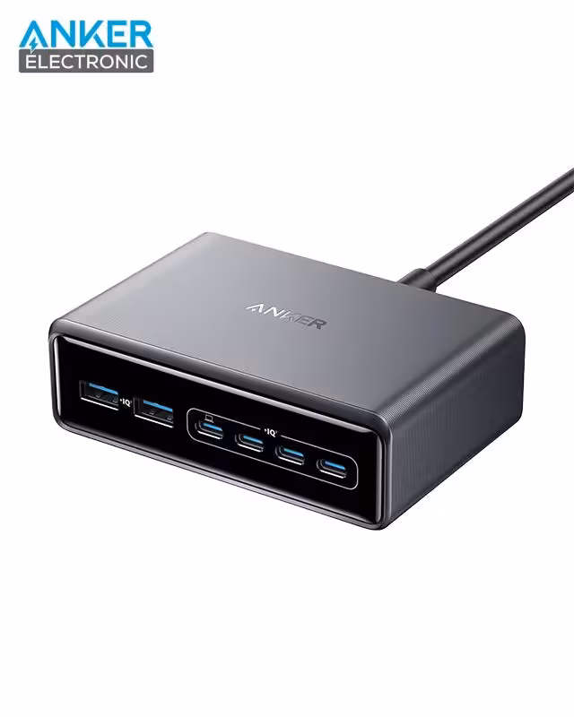 شارژر رومیزی 200 وات انکر Anker Prime Charger 200W A2683
