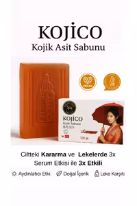 صابون اسید کوجیک، صابون کوجیک اسید با اثر زردچوبه و مقابله با لک 120 گرم - 10284
