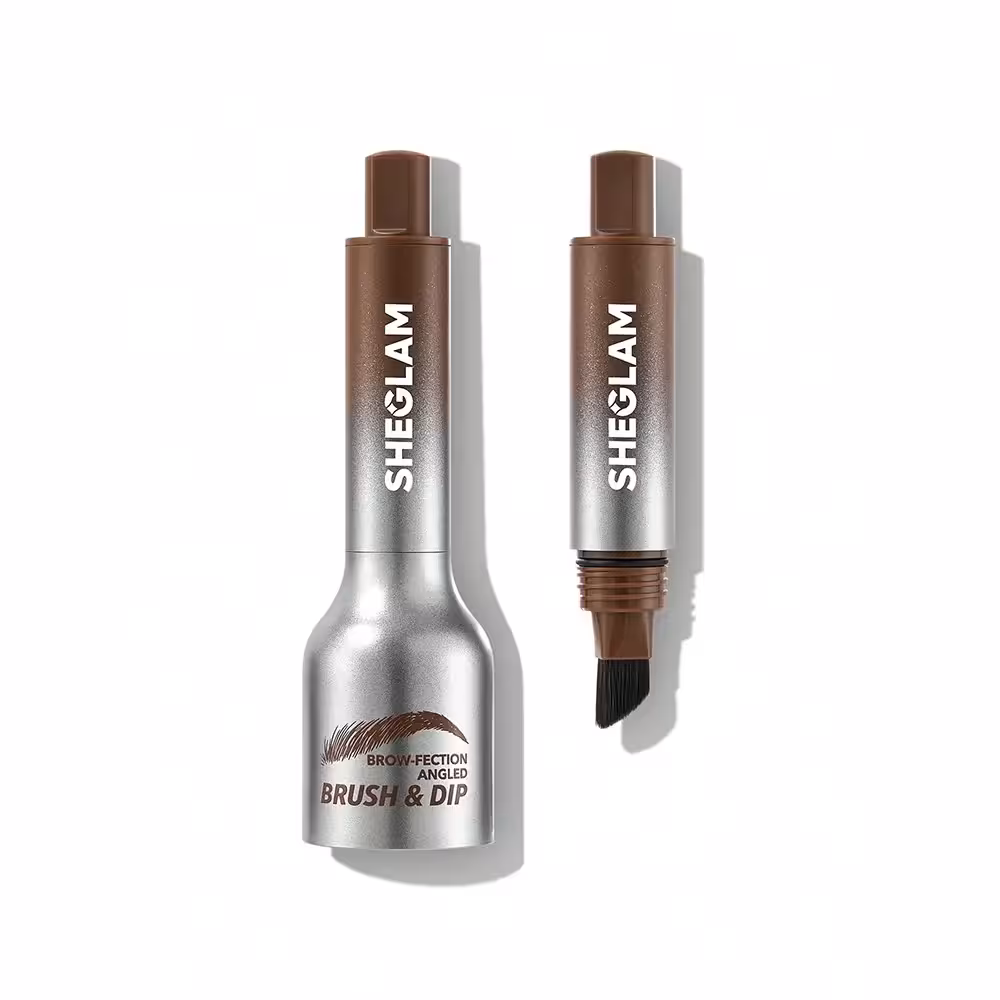 دیپ ابرو (هاشور)  شیگلم ضد آب با براش مخصوص زاویه‌دار SHEGLAM Brow-Fection