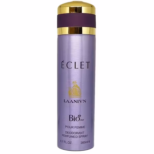 اسپری بدن زنانه بیو استار مدل ECLET حجم 200 ML