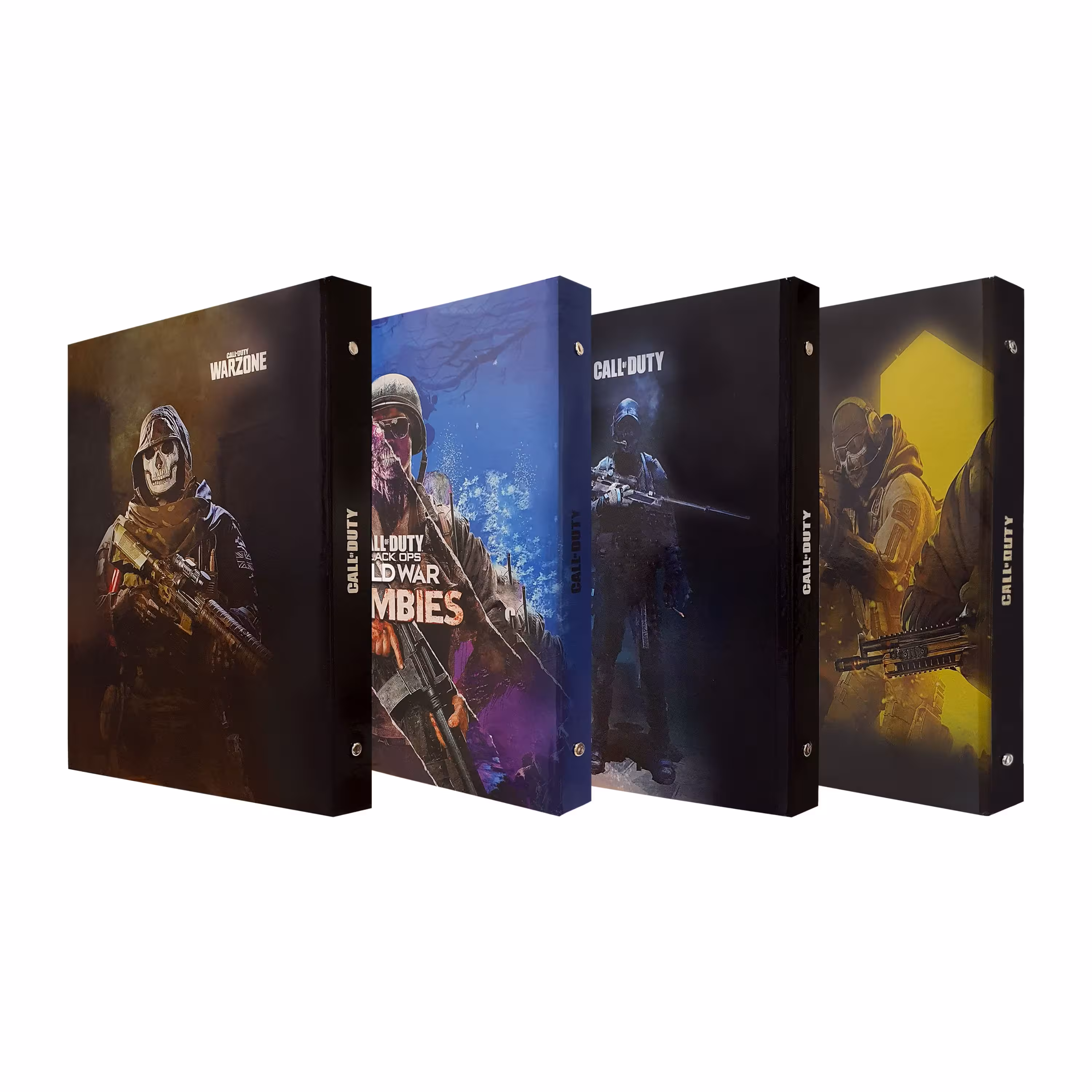 کلاسور 100 برگ پدیده نقش مدل 26 حلقه کالکشن game طرح call of duty مجموعه 4 عددی