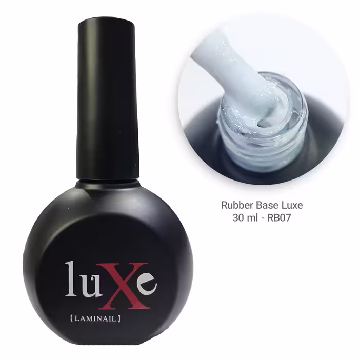 رابر بیس ناخن luxe لوکسی رنگ شیری شاین دار 30 میل RB07