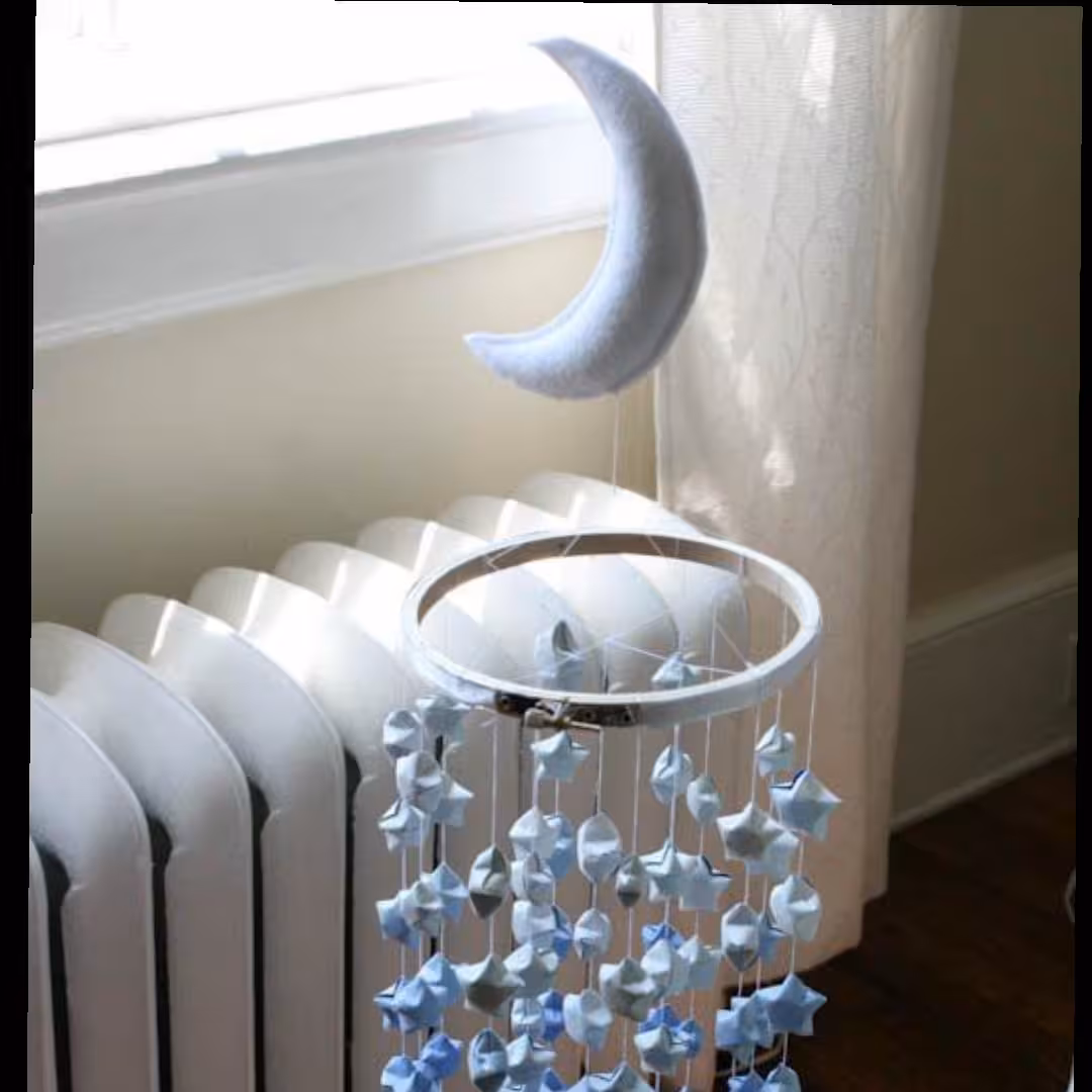 اویز اتاق  ماه و ستاره