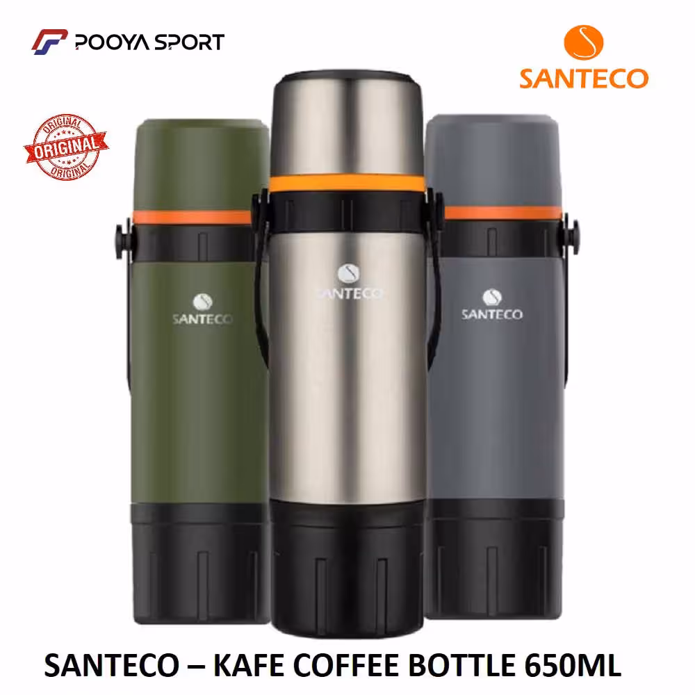 فلاسک استیل دوجداره 650 میل سانتکو اصل santeco
