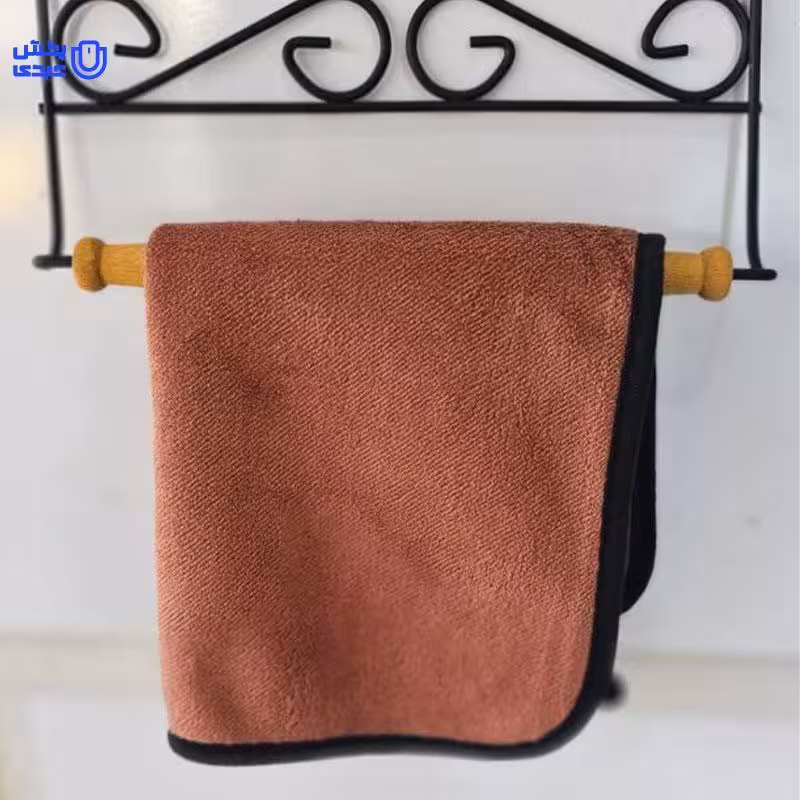 جا حوله ای کابینتی دسته چوبی
