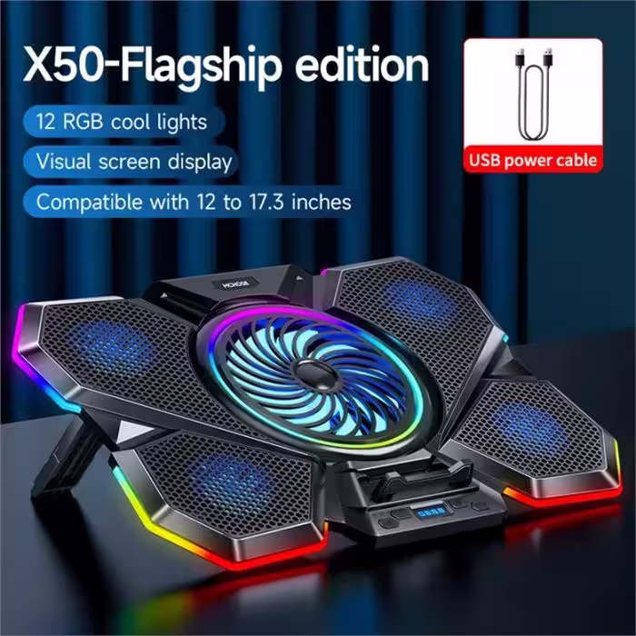 پایه خنک کننده گیمینگ لپ تاپ مدل X50 Flagship Edition