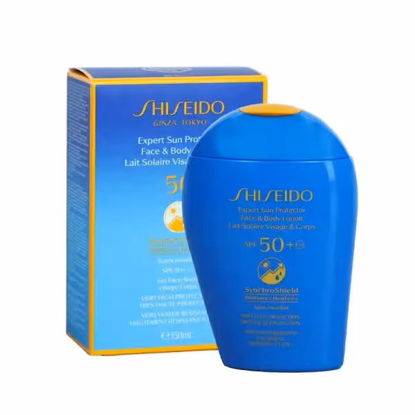 لوسیون ضد آفتاب صورت و بدن SPF50  شیسیدو