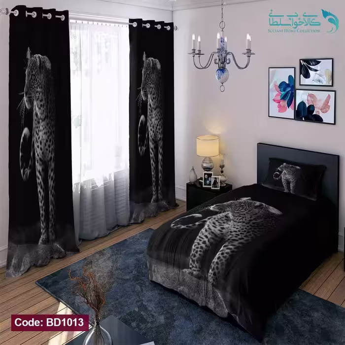 روتختی طرح پلنگ یکنفره کد BD1013