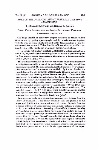 خرید و دانلود نسخه کامل کتاب Note on the Pressure and Currents in the Suns Atmosphere